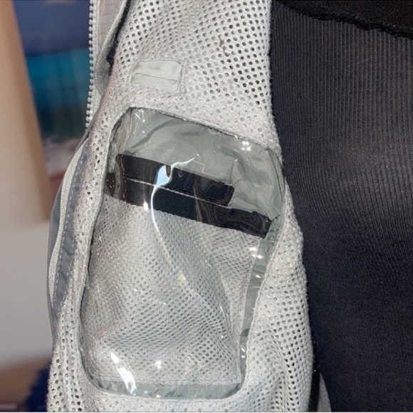 Foursquare mens snowboarding windbreaker jacket grey ish and orange in color - Picture 11 of 11